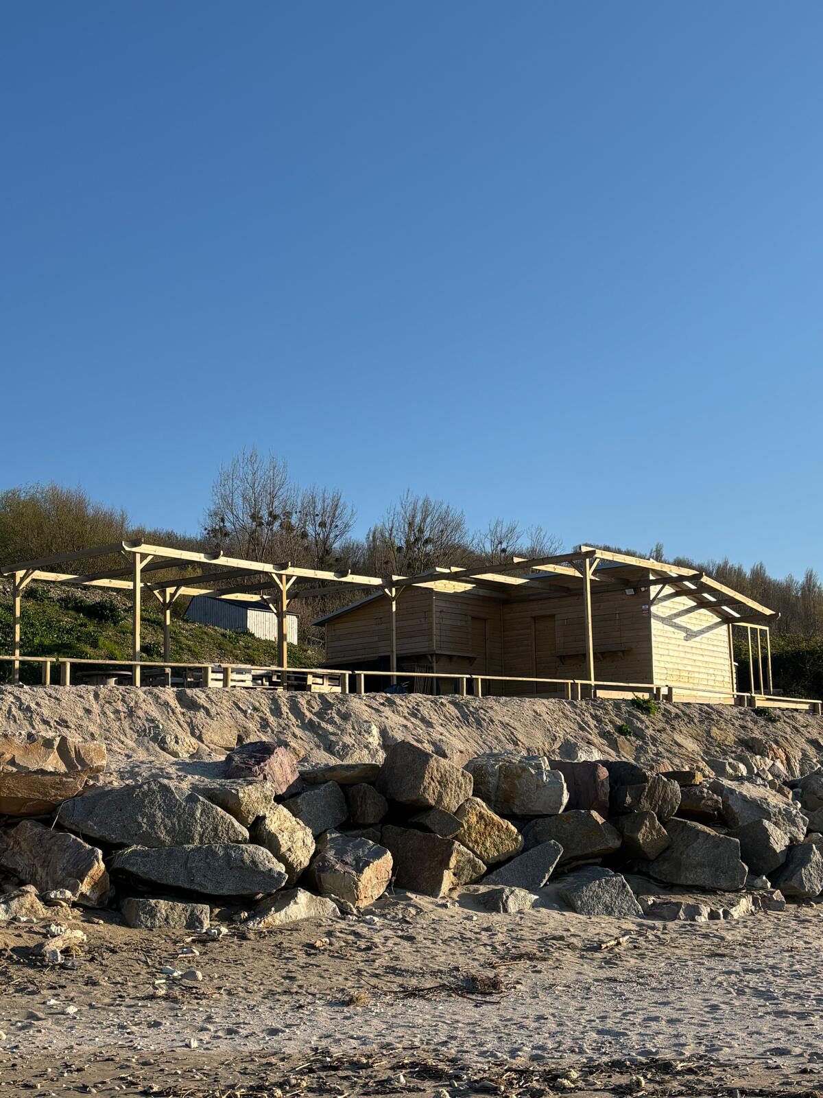 Pergolas & construction bois bord de mer